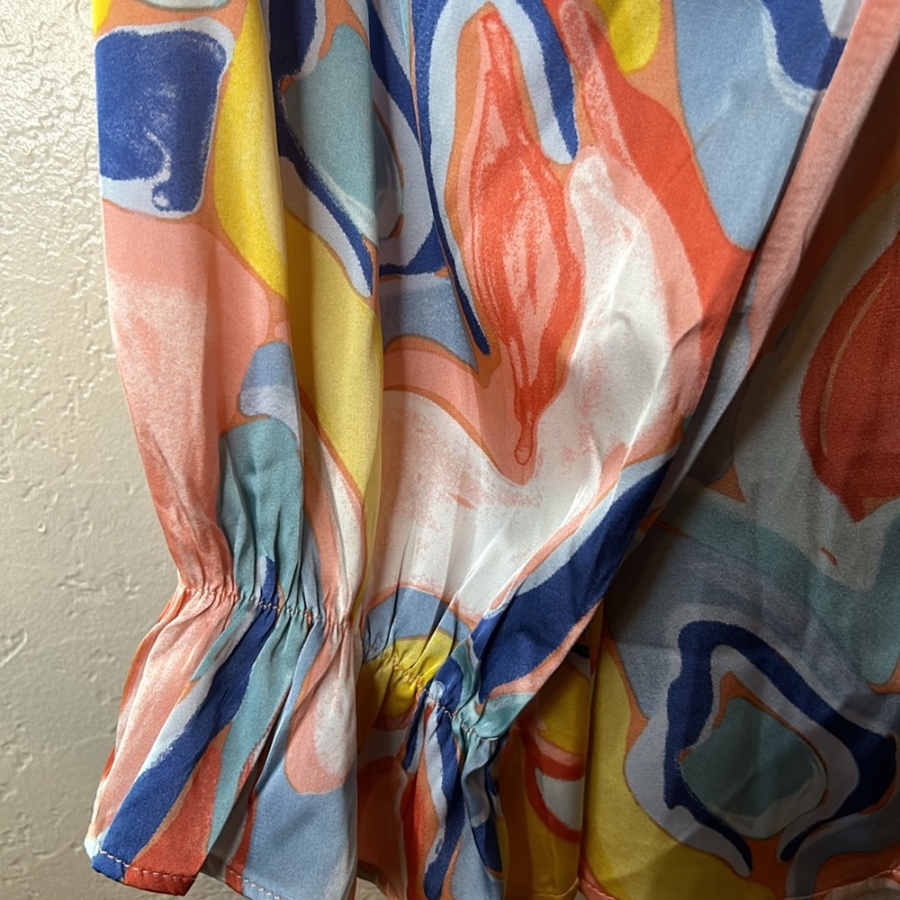 Multicolored blouse - Picture 3 of 4